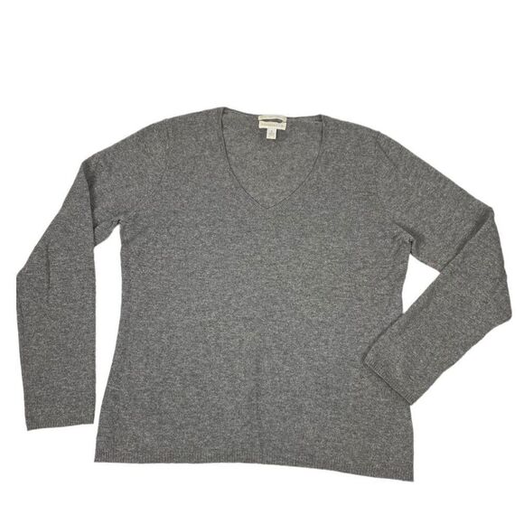 Charter Club Gray Cashmere Sweater size Medium - Picture 1 of 4